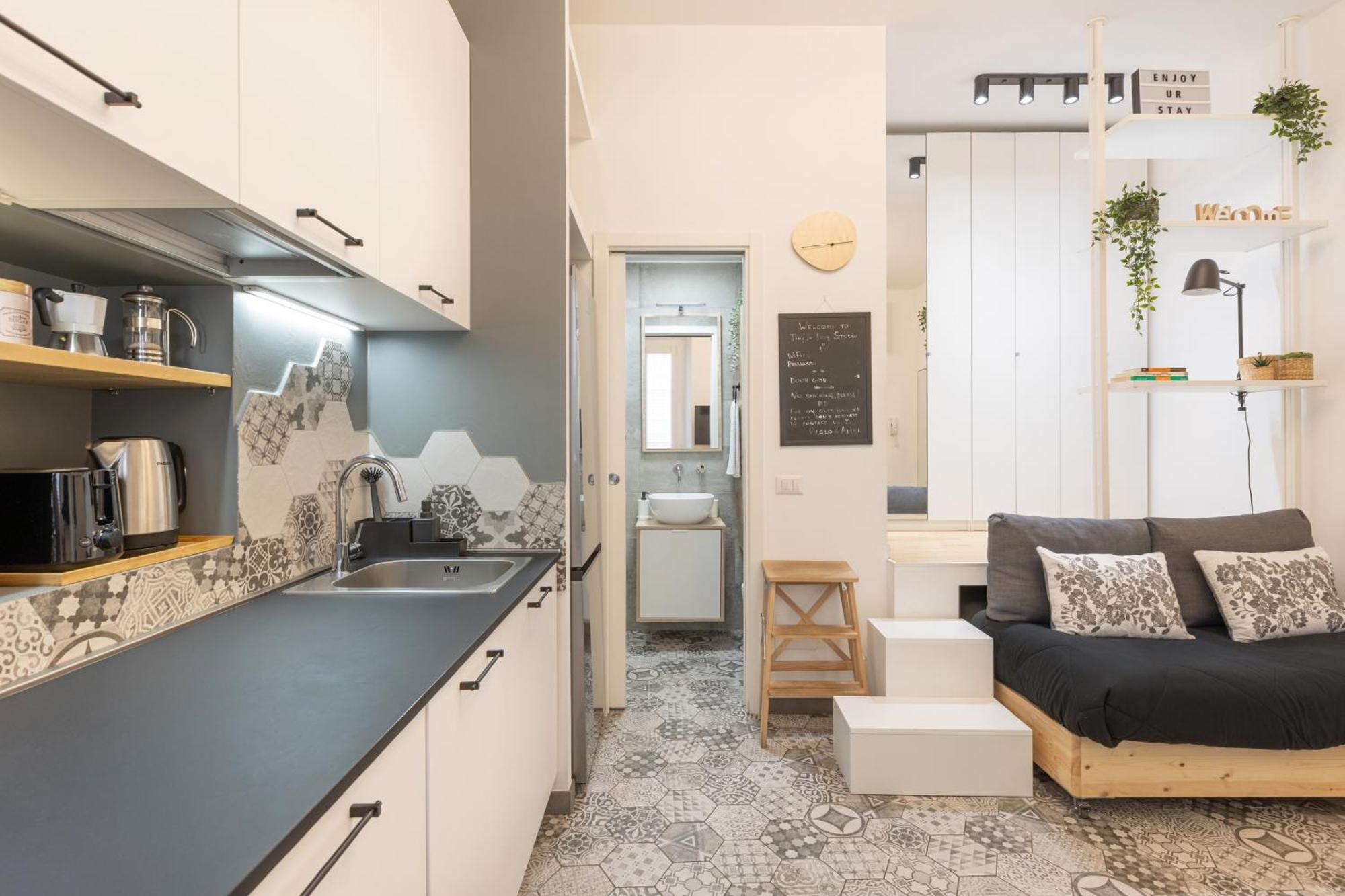 Tiny & Tidy Studio In The Key Area Of 밀라노 외부 사진