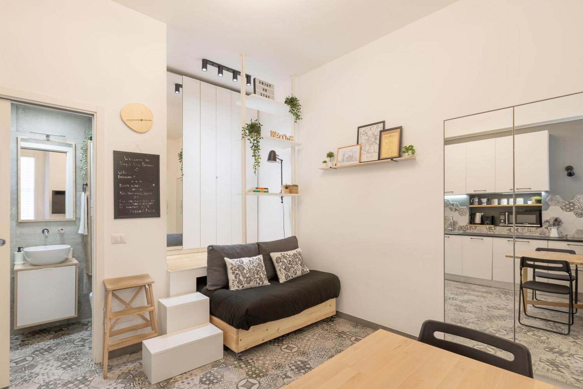 Tiny & Tidy Studio In The Key Area Of 밀라노 외부 사진