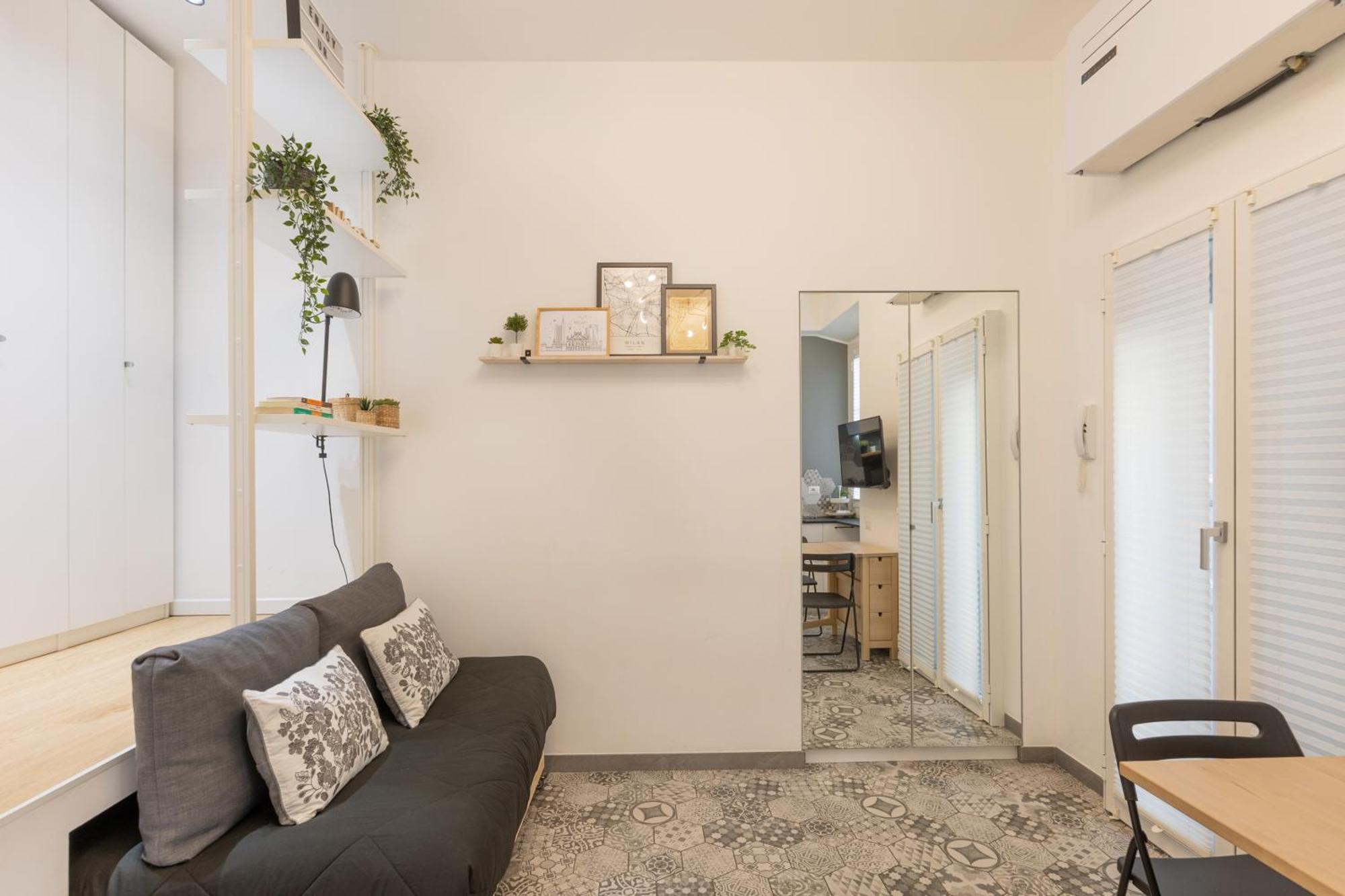 Tiny & Tidy Studio In The Key Area Of 밀라노 외부 사진