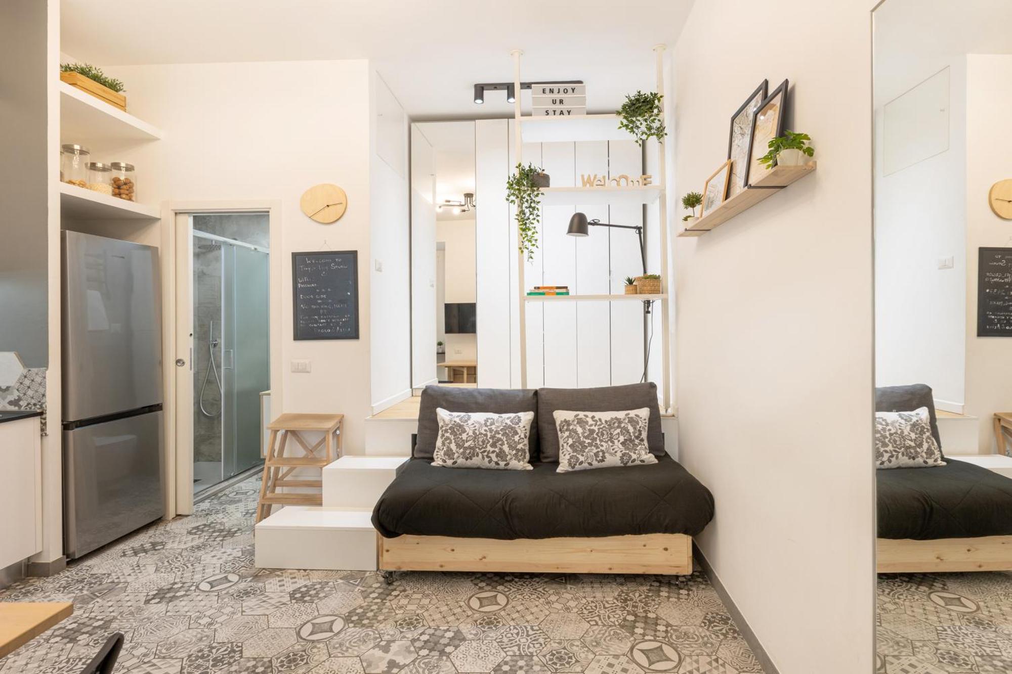 Tiny & Tidy Studio In The Key Area Of 밀라노 외부 사진